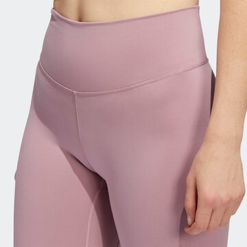 Skinny Pantaloni sportivi di ADIDAS SPORTSWEAR in lilla