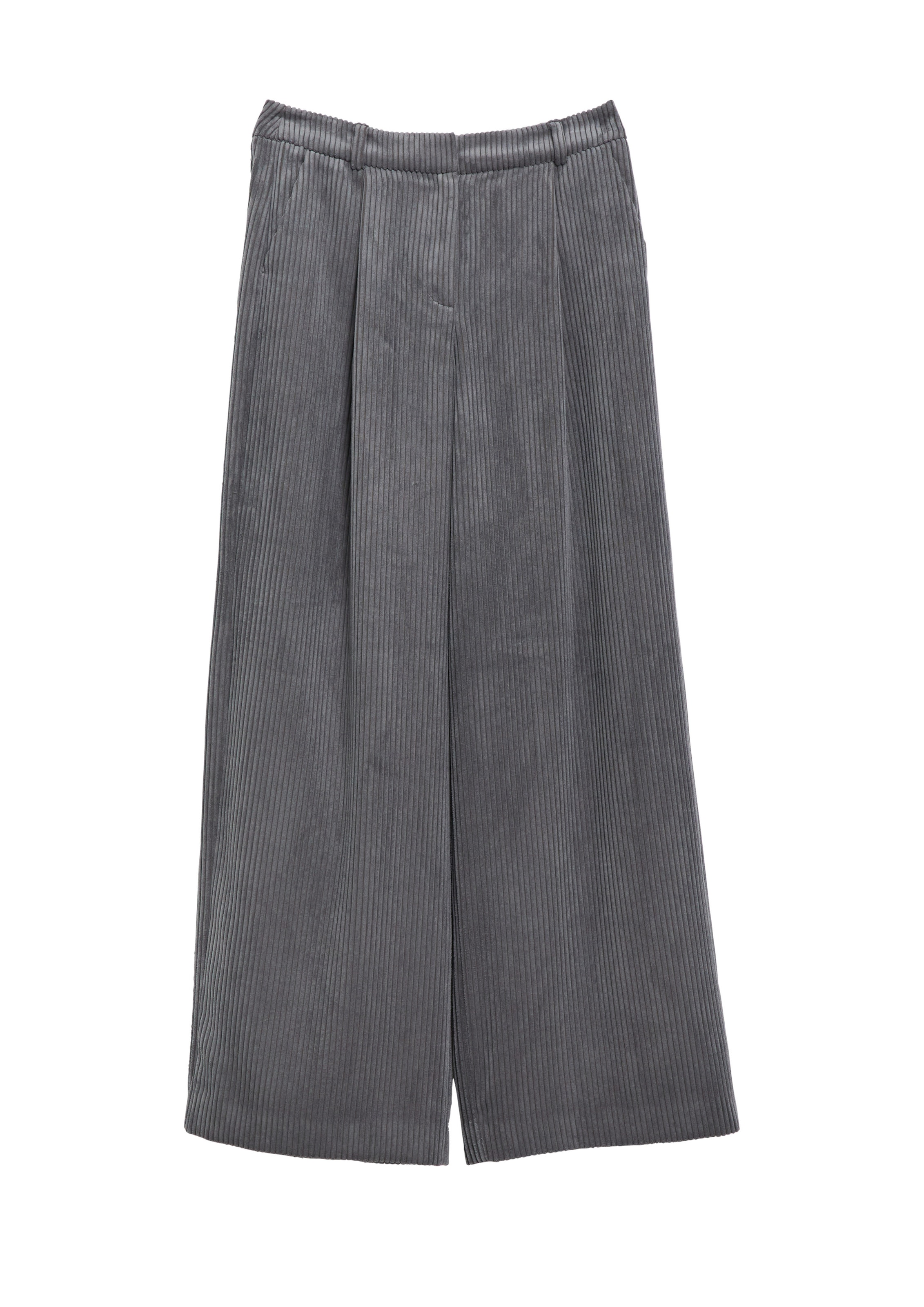 Wide leg Pantaloni di COMMA in grigio: frontale