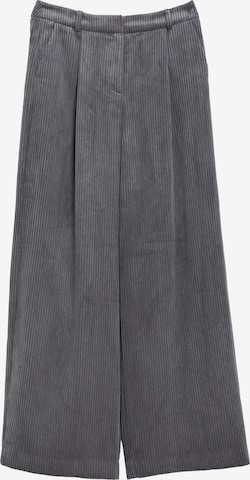 COMMA Wide leg Broek in Grijs: voorkant
