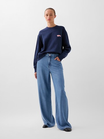 Sweat-shirt Scalpers en bleu : devant