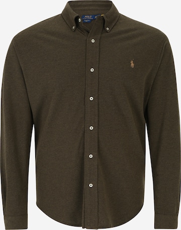 Polo Ralph Lauren Big & Tall - Camisa en verde: frente