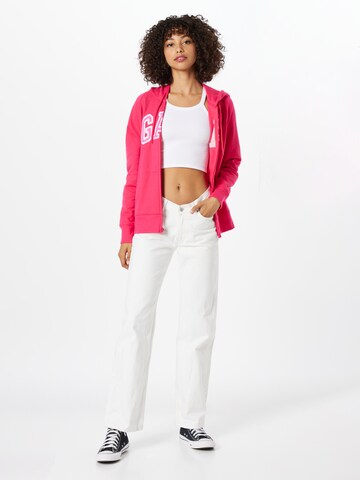 GAP Sweatjacke 'FASH' in Pink