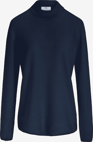 Pull-over 'Pullover aus 100% Schurwolle Pure Tasmanian Wool' Peter Hahn en bleu : devant