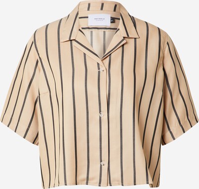 Rotholz Bluse in sand / schwarz, Produktansicht