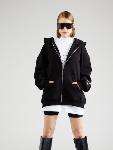 Karo Kauer Sweat jacket in Black: front