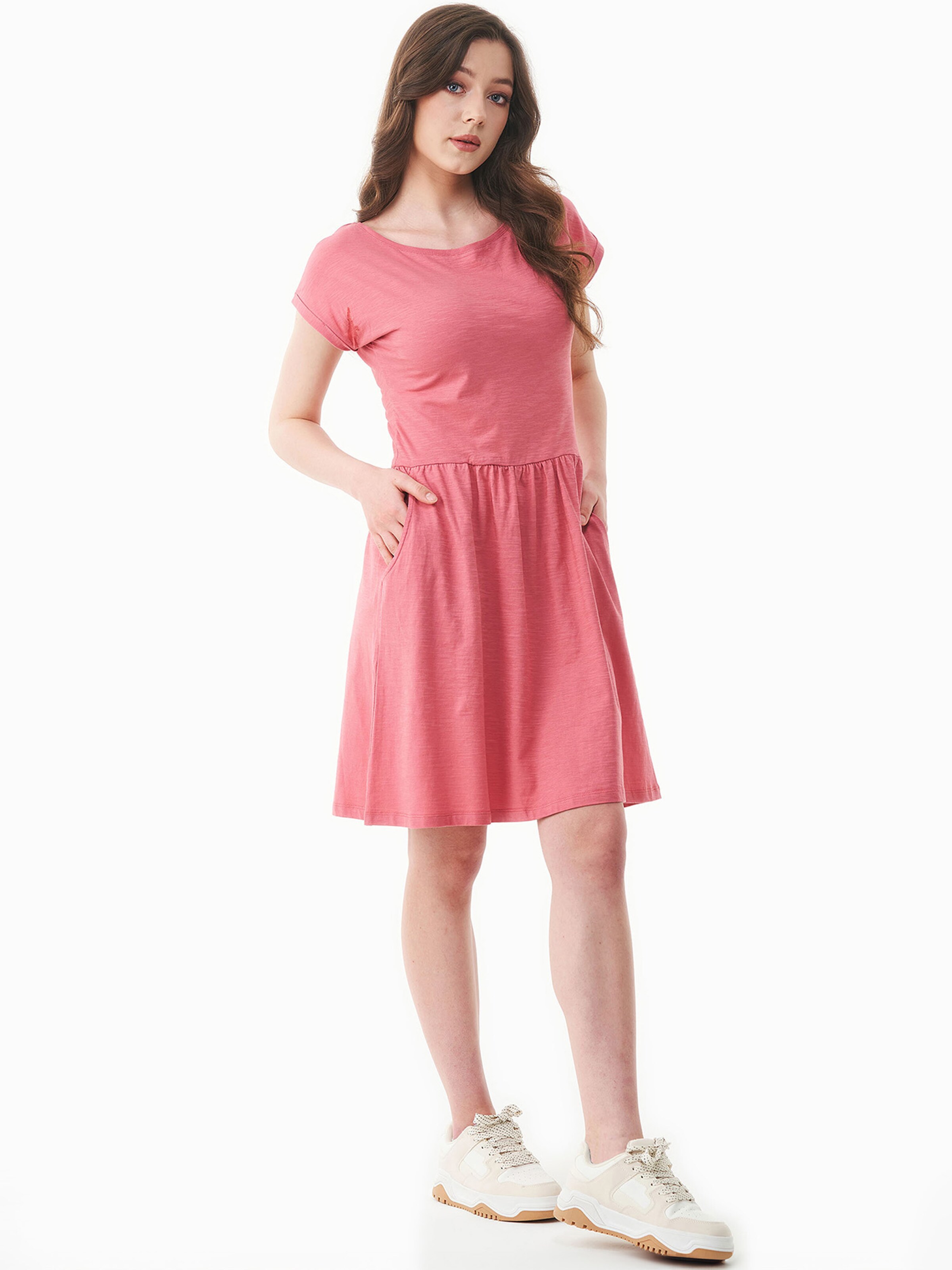 Organication Dress in Pink