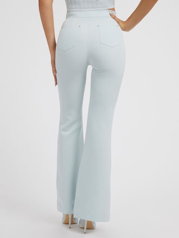 évasé Pantalon 'Diane' GUESS en bleu