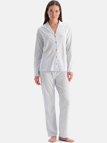 Dagi Pyjama in Blau: Vorderseite