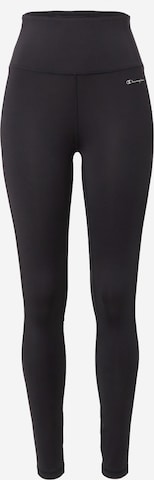 Champion Authentic Athletic Apparel Skinny Sportbroek in Zwart: voorkant