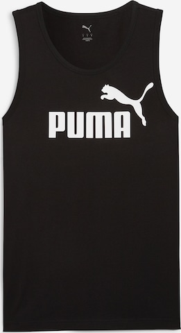 Felpa sportiva 'Ess No. 1' di PUMA in nero: frontale