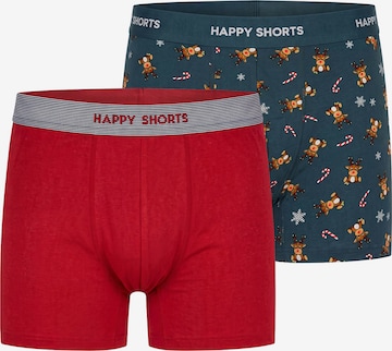 Boxers ' Jersey X-Mas ' Happy Shorts en vert : devant