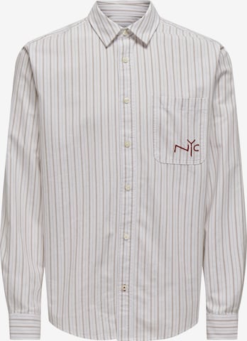 Only & Sons Skjorte 'ONSDrake' i hvid: forside