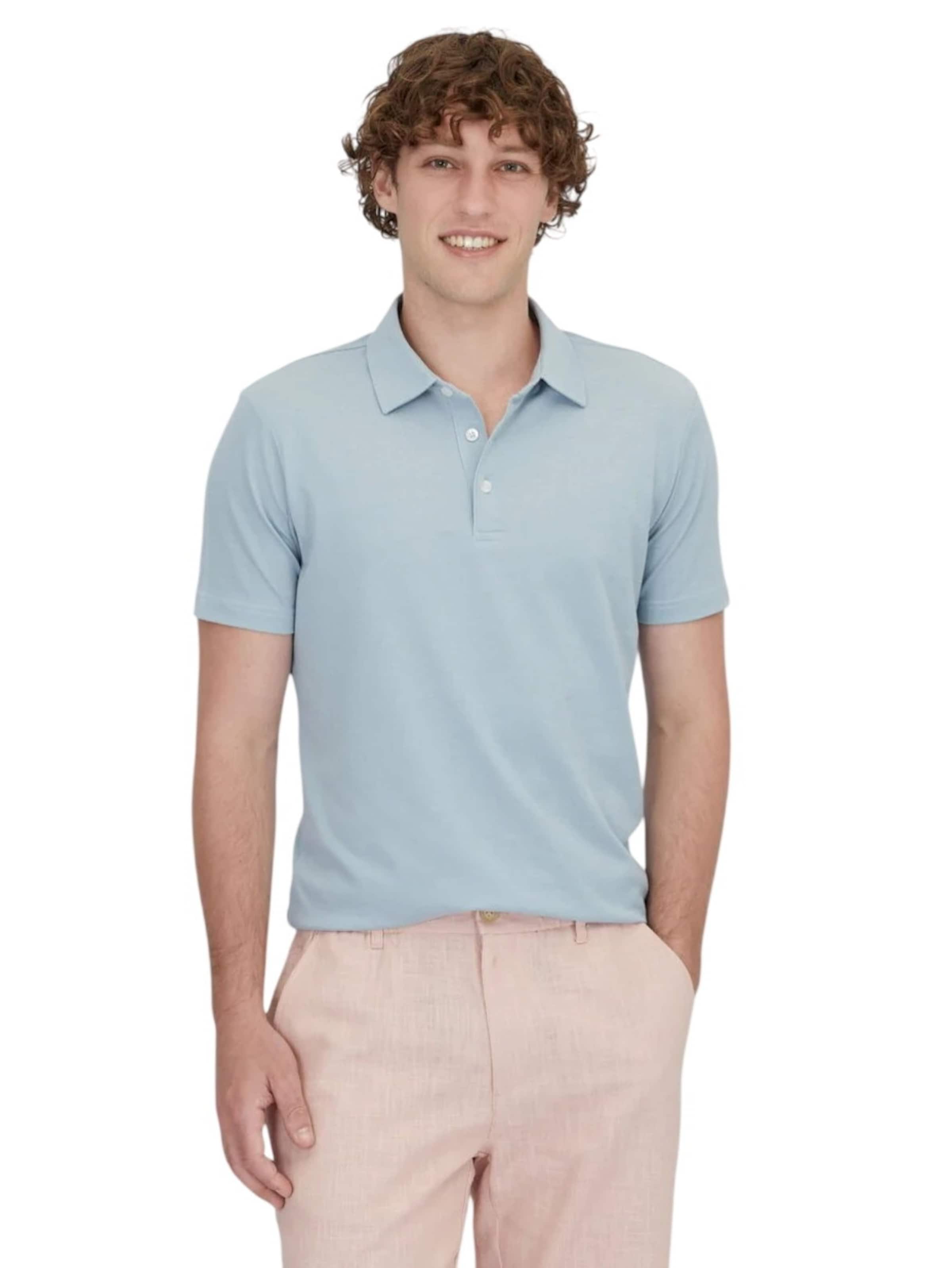KİP Poloshirt in Blau: Vorderseite