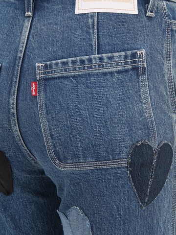 Levi's® Upcycling Regular Jeans 'Kelvyn Colt Design Ribcage Straight' in Blue