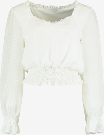 Hailys - Camisa 'Maxima' em branco: frente