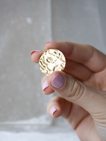 Sergio Engel Earrings 'Flow Ohrclip 01' in Gold