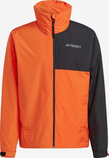 ADIDAS TERREX Veste outdoor en orange / noir / blanc, Vue avec produit
