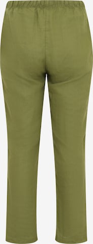 Loosefit Pantalon Yoek en vert