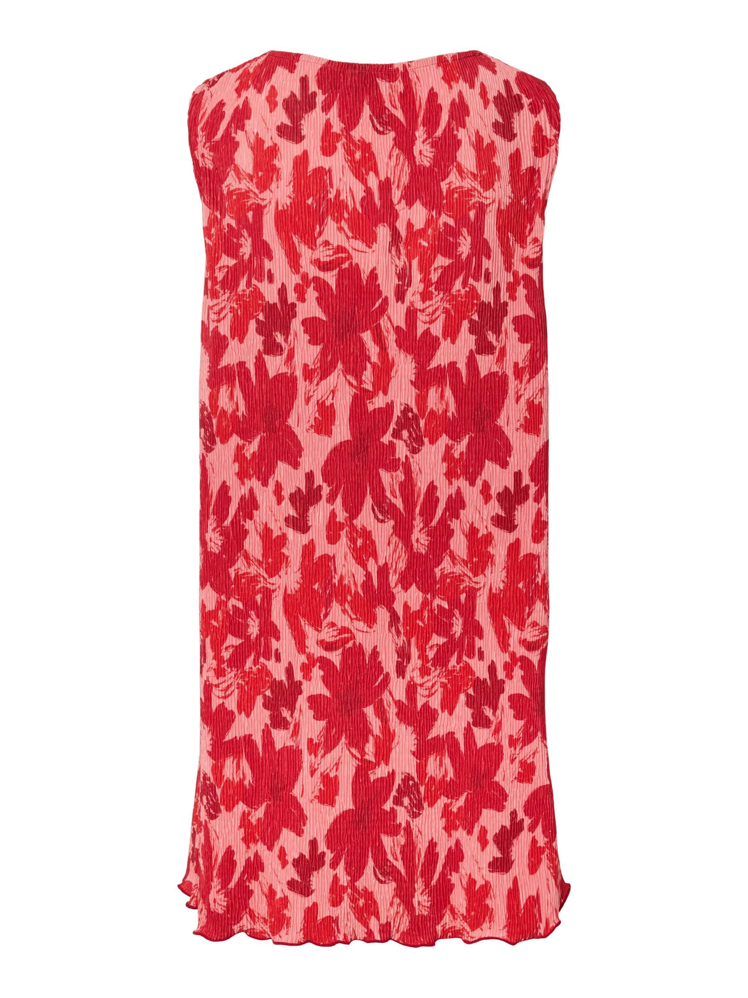 PIECES Jurk in Rood
