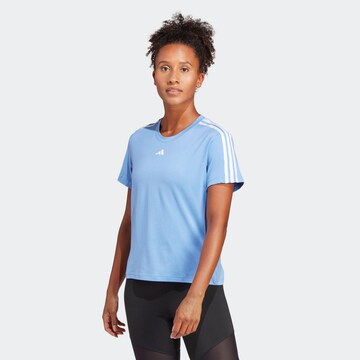 ADIDAS PERFORMANCE Performance Shirt 'Train Essentials' in Blue: front