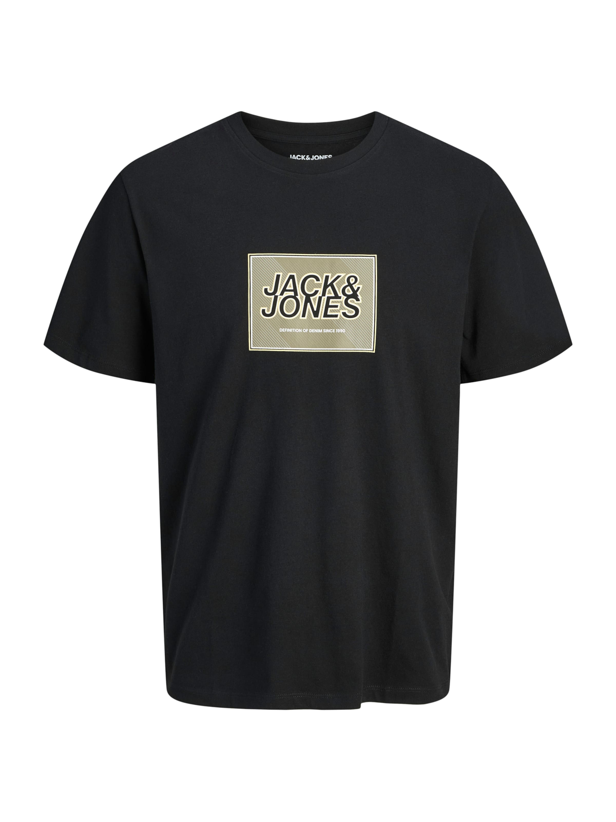 Jack & Jones Plus Bluser & t-shirts 'JJRain' i sort: forside