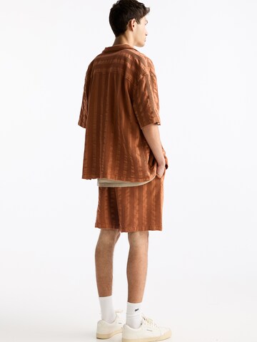 Fit confort Chemise Pull&Bear en orange