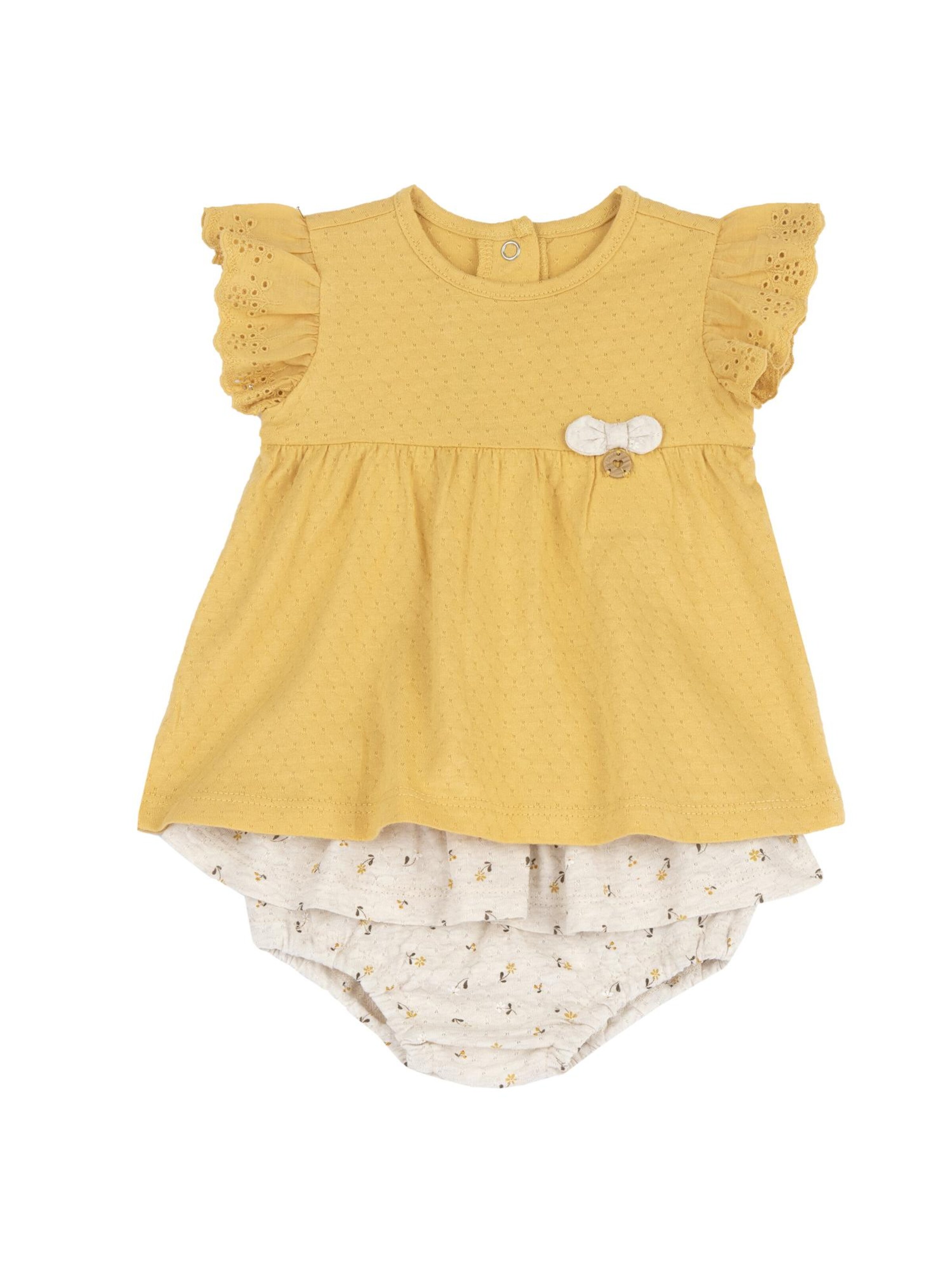 Chicco Overall in Gelb: Vorderseite