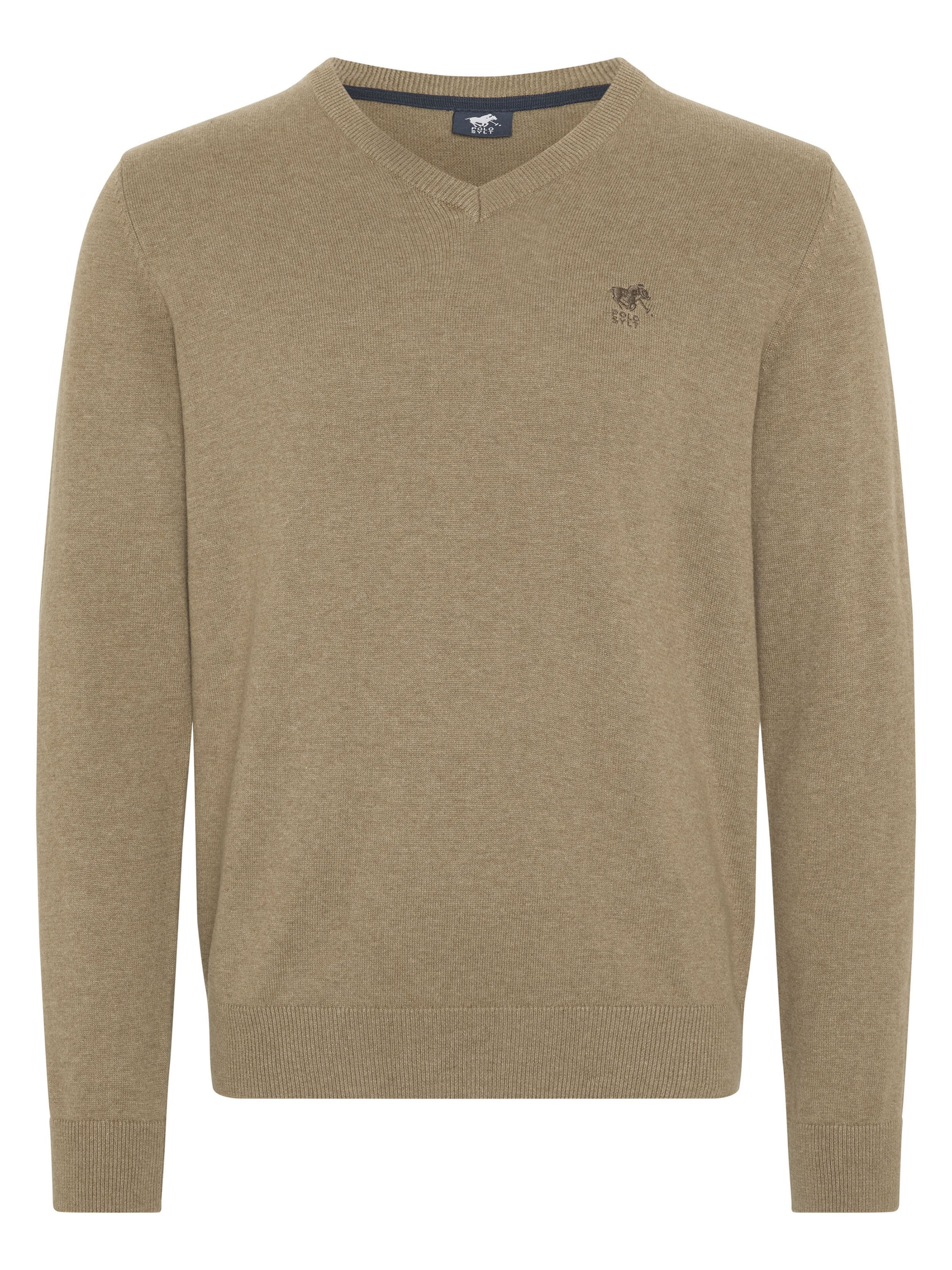 Polo Sylt Pullover in Beige: Vorderseite