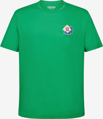 T-Shirt ESPRIT en vert : devant