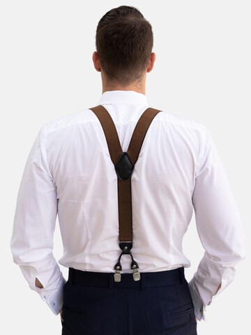 Massi Morino Suspenders in Brown