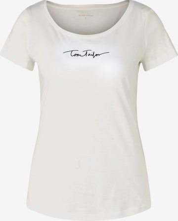 TOM TAILOR T-Shirt in Weiß: predná strana