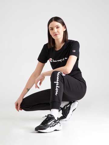 Champion Authentic Athletic Apparel Tapered Παντελόνι σε μαύρο