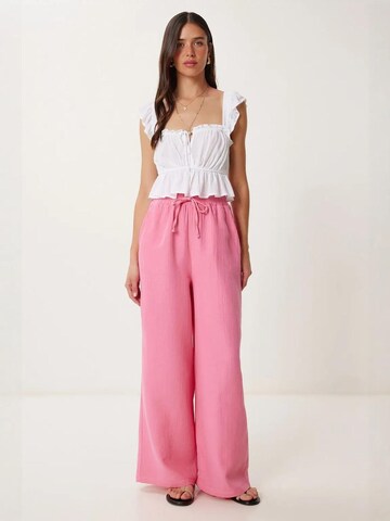 Wide Leg Pantalon 'Hose' Happiness İstanbul en rose