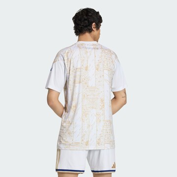 ADIDAS PERFORMANCE - Camisa funcionais 'Italien 26 Pre-Match' em branco