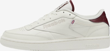 Sneaker low 'Club C 85' de la Reebok Classics pe alb: față