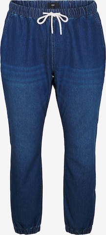 Jeggings di Zizzi in blu: frontale