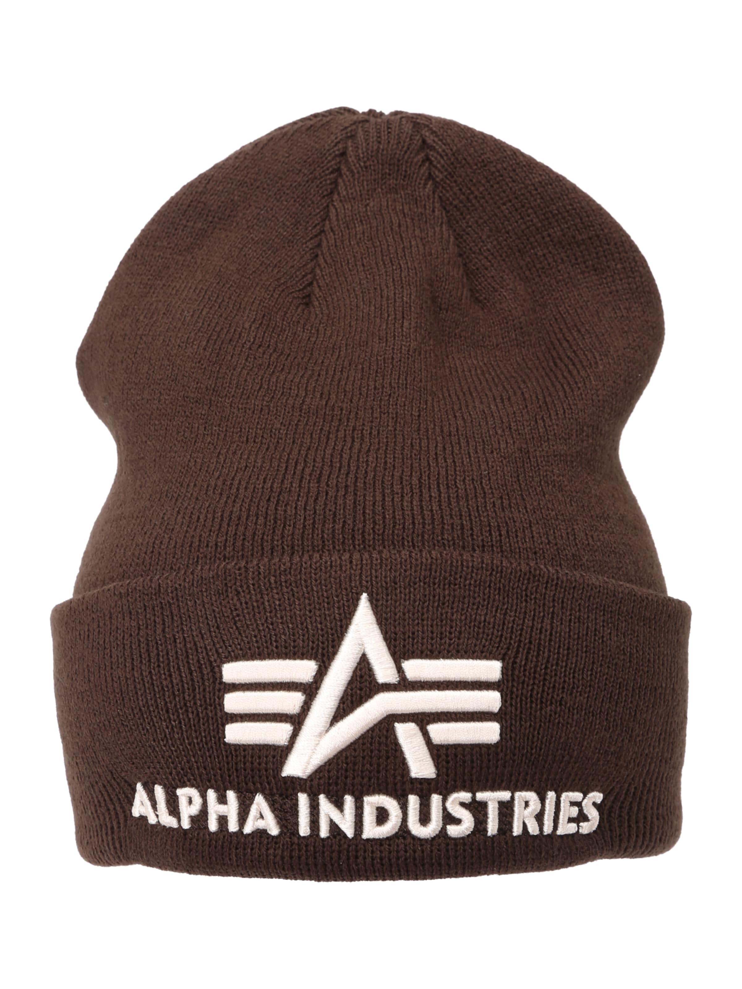ALPHA INDUSTRIES Mütze in Braun
