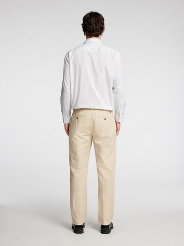 SELECTED HOMME Regular Chino trousers 'SLHMILES SUN' in Beige