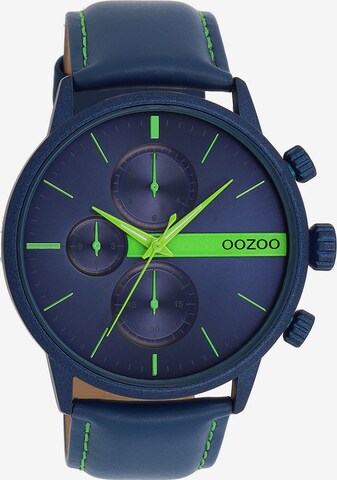 OOZOO Analog Watch in Blue: front