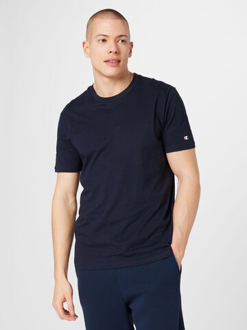 Champion Authentic Athletic Apparel T-Shirt in Blau: predná strana