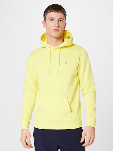 GANT - Sweatshirt em amarelo: frente