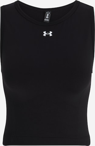 UNDER ARMOUR Αθλητικό τοπ σε μαύρο: μπροστά