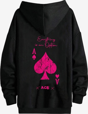 RMK Sweatshirt 'Pik karte' in Black: front
