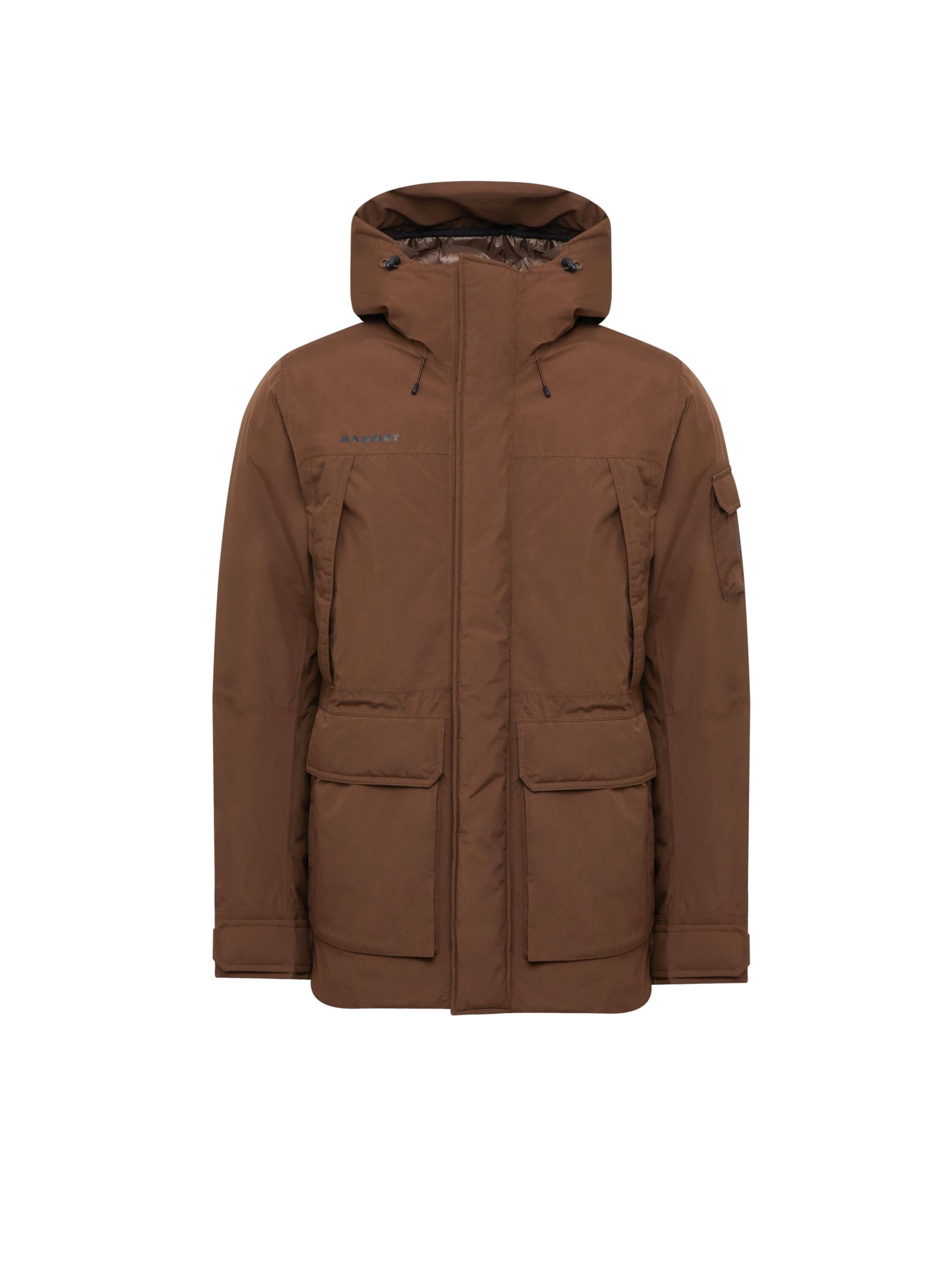 MAMMUT Jacke  ‘Obelisk' in Braun: Vorderseite