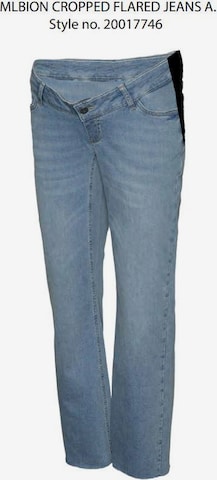 MAMALICIOUS Flared Jeans 'Bion' in Blue: front