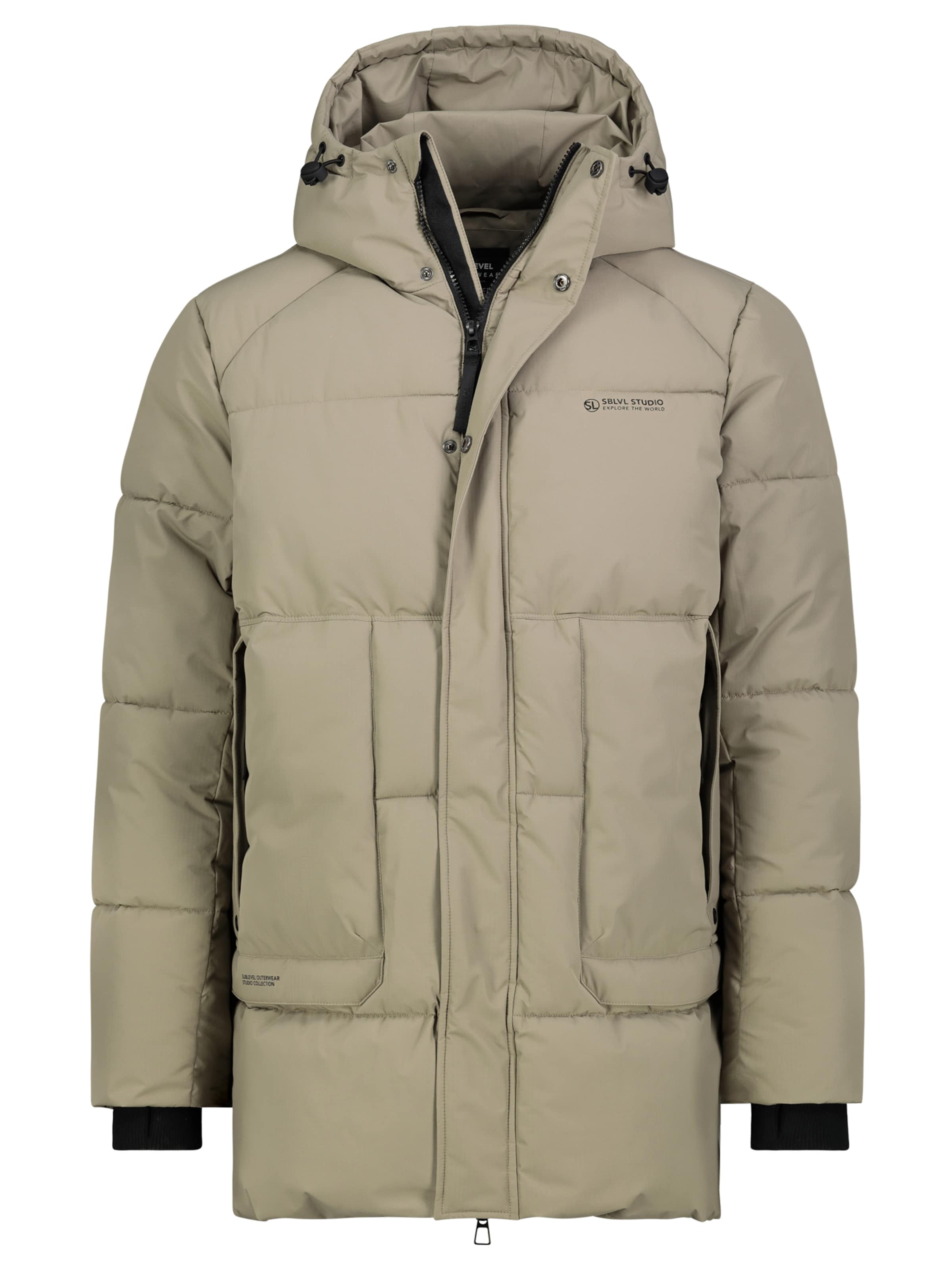 Sublevel Winter coat in S in Olive, Item view