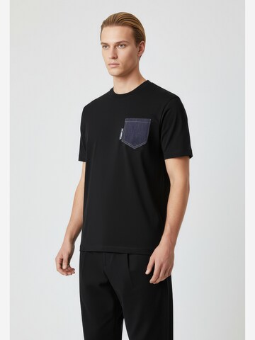 Karl Lagerfeld Shirt '755140' in Zwart: voorkant