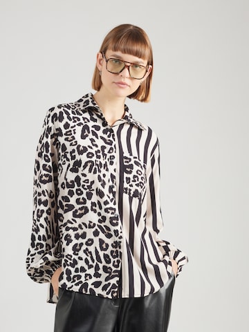 Camicia da donna 'El44inn' di ZABAIONE in beige: frontale