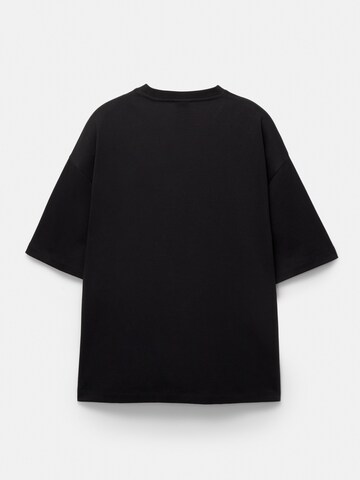 Pull&Bear Tričko - Čierna