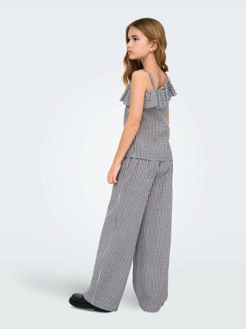 ONLY GIRLS Zvonové kalhoty Kalhoty 'KOGSMILLA' – černá